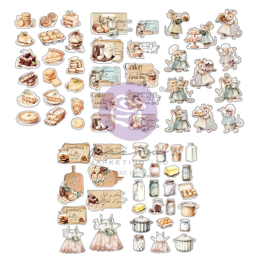 Prima Marketing, Sticker Sheets, The Home Baker