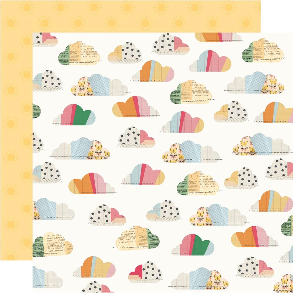 Simple Stories, 12X12 Patterned Paper, Sunny Days - Stay Bright