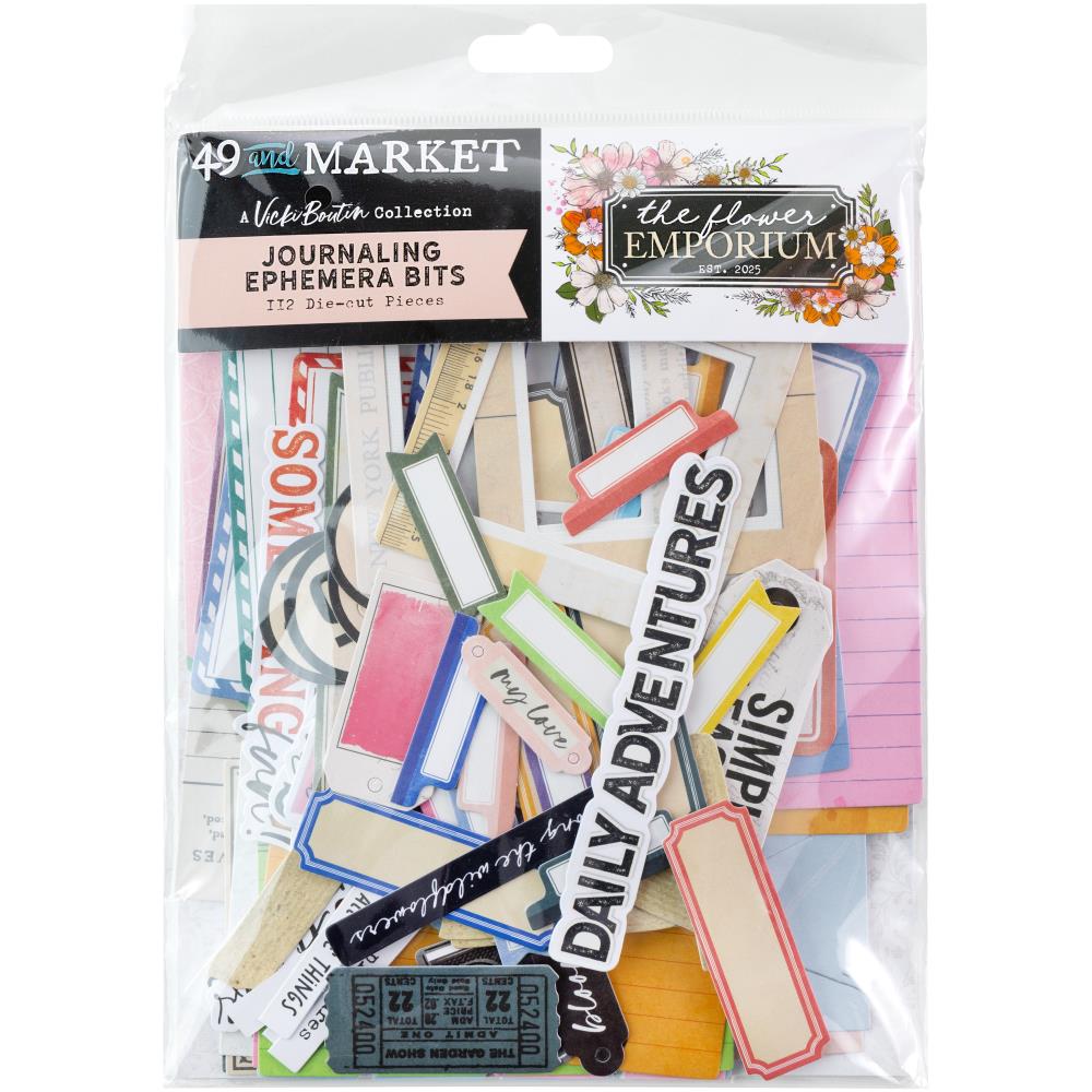 49 and Market, The Flower Emporium by Vicki Boutin, Journaling Ephemera