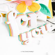 The Stamp Market, Cute & Curvy For You Die Cut