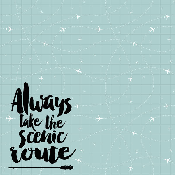 Scrapbook Customs, Always Take the Scenic Route