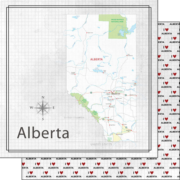 Scrapbook Customs, Alberta, Canada Adventure