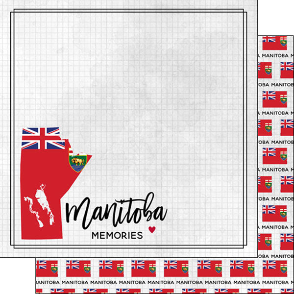 Scrapbook Customs, Canada, Manitoba Adventure Flag