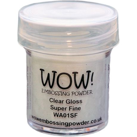 WOW, Embossing Powder, Clear Gloss Super Fine 160 ml
