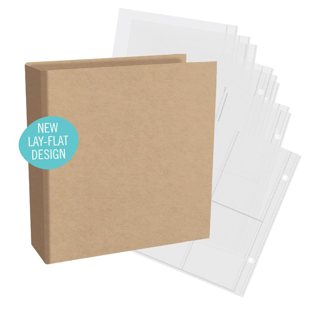 Simple Stories, Sn@p Binders, 6x8, Kraft
