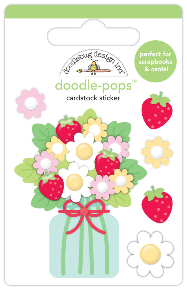 Doodlebug, Berry Sweet, Berry Bouquet Doodle Pop