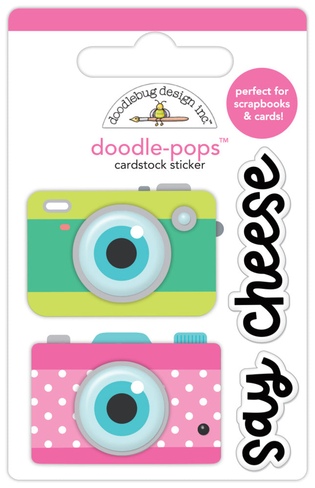 Doodlebug, Doodle-Pops 3D Cardstock Sticker, Photo Op