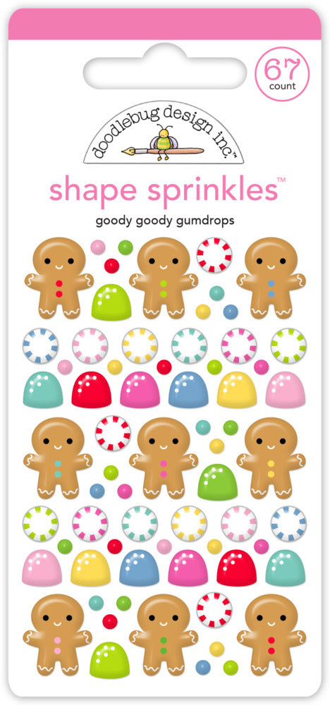 Doodlebug, Shape Sprinkles, Oh What Fun, Goody Goody Gumdrops
