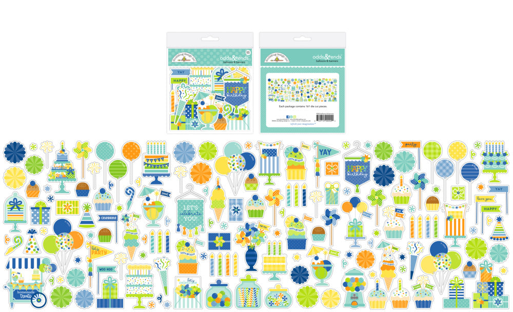 Doodlebug, Odds & Ends, Balloons & Banners