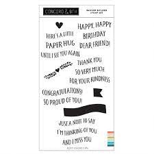 Concorde & 9th, Banner Builder Stamp