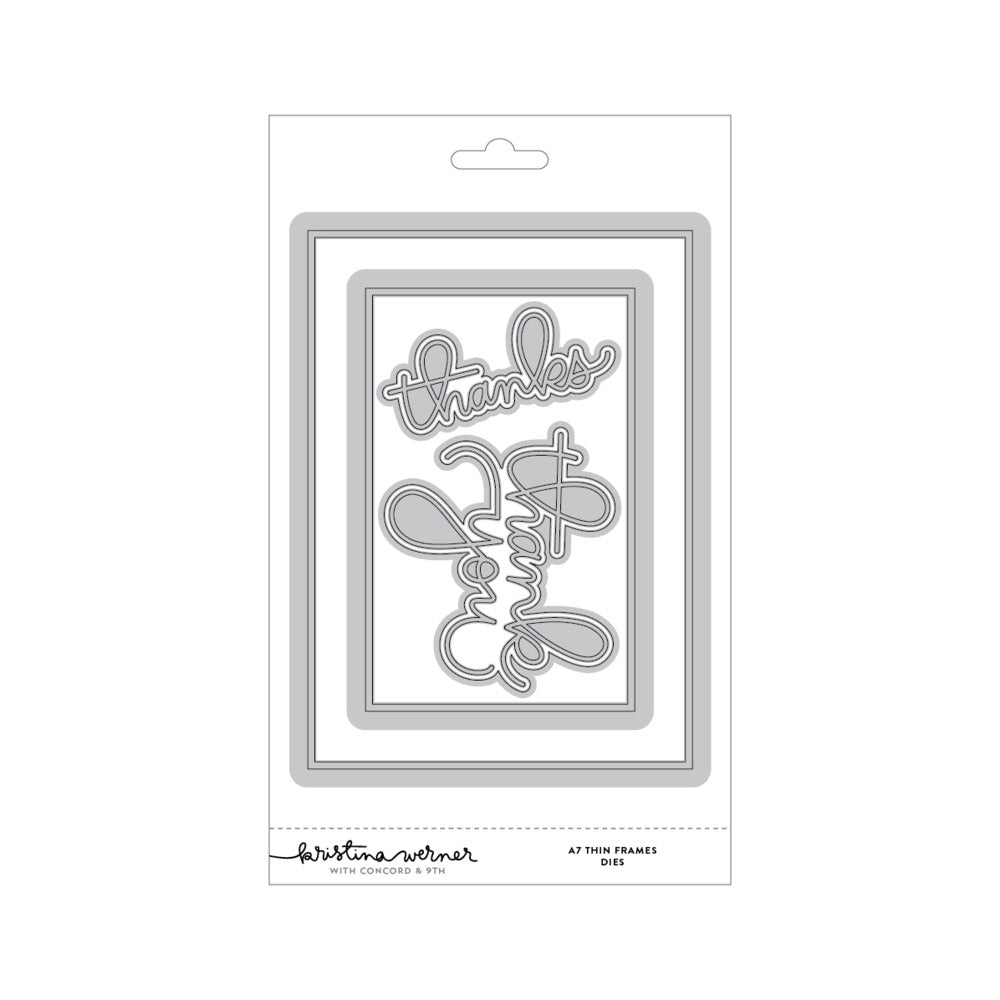 Concord & 9th; Kristina Werner, Dies, A7 Thin Frames
