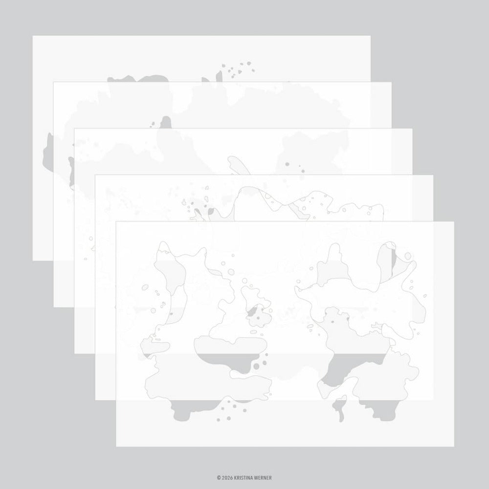 Concord & 9th, Stencil Pack, Splash (4pc)