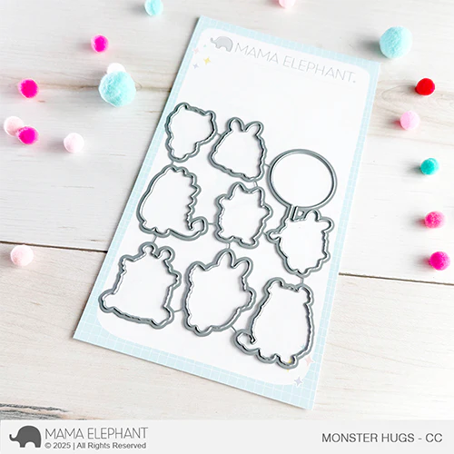 Mama Elephant, Monster Hugs Stamp & Die