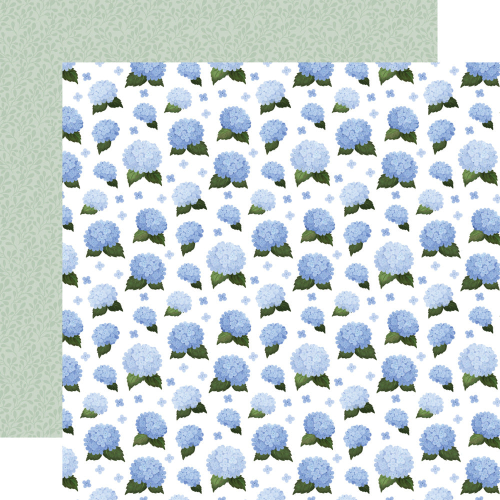 Echo Park, Carta Bella, 12X12 Patterned Paper, Flower Shoppe - Blooming Blossoms