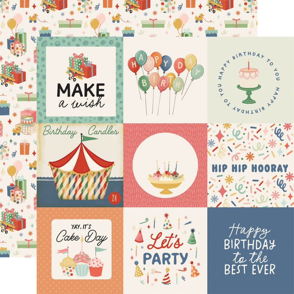 Carta Bella, They Say it's Your Birthday, 4x4 Journaling Cards