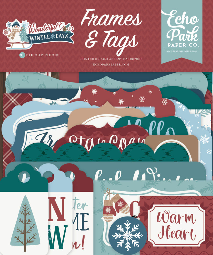 Echo Park, Frames & Tags, Wonderful Winter Days