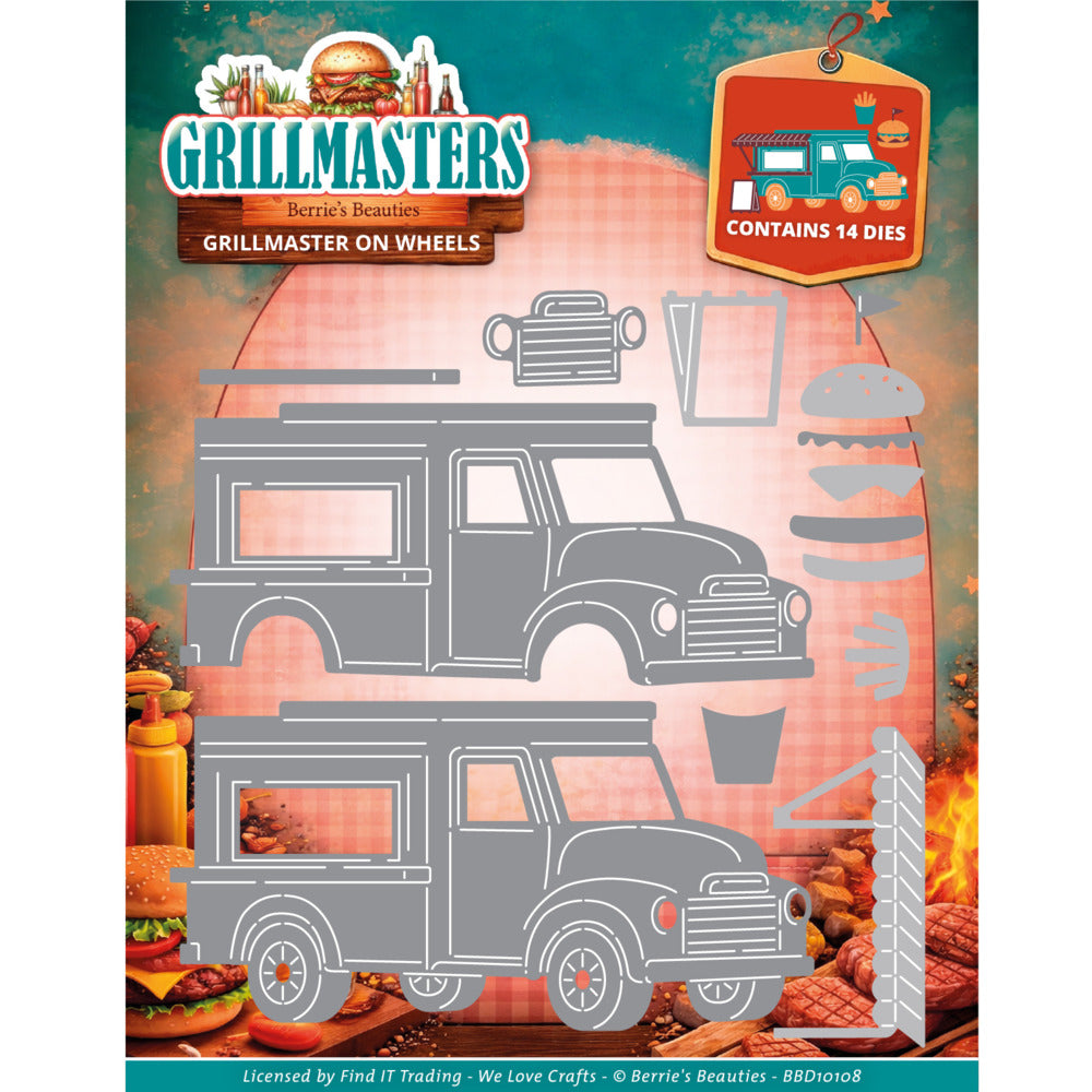 Find It's, Berries Beauties Die, Grillmasters - Grillmaster on Wheels Pre-order