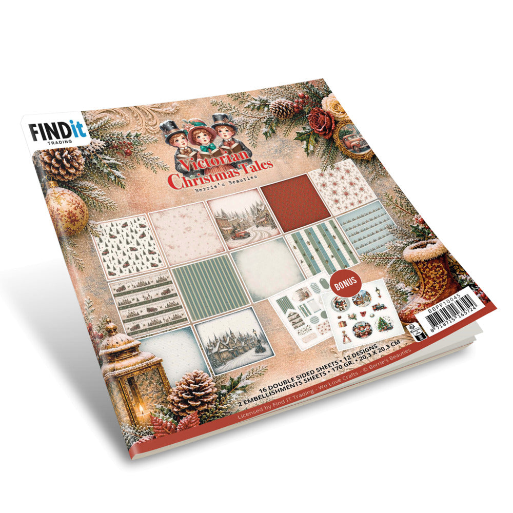 Find It, 8X8 Paper Pack, Victorian Christmas Tales Pre-Order