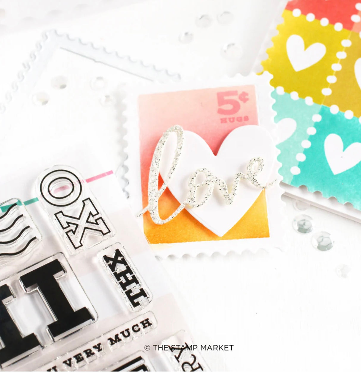 The Stamp Market, Postage Stamp Die Cut