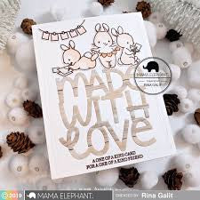 Mama Elephant Big Made with Love Die