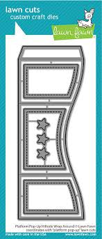 Lawn Fawn Platform Pop-up Hillside Wrap Around Die