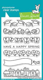 Lawn Fawn Simply Celebrate Spring Stamps