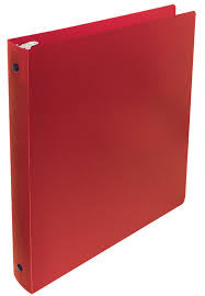 American Crafts, We R Memory Keepers, 12x12 Ring Binder, Real Red
