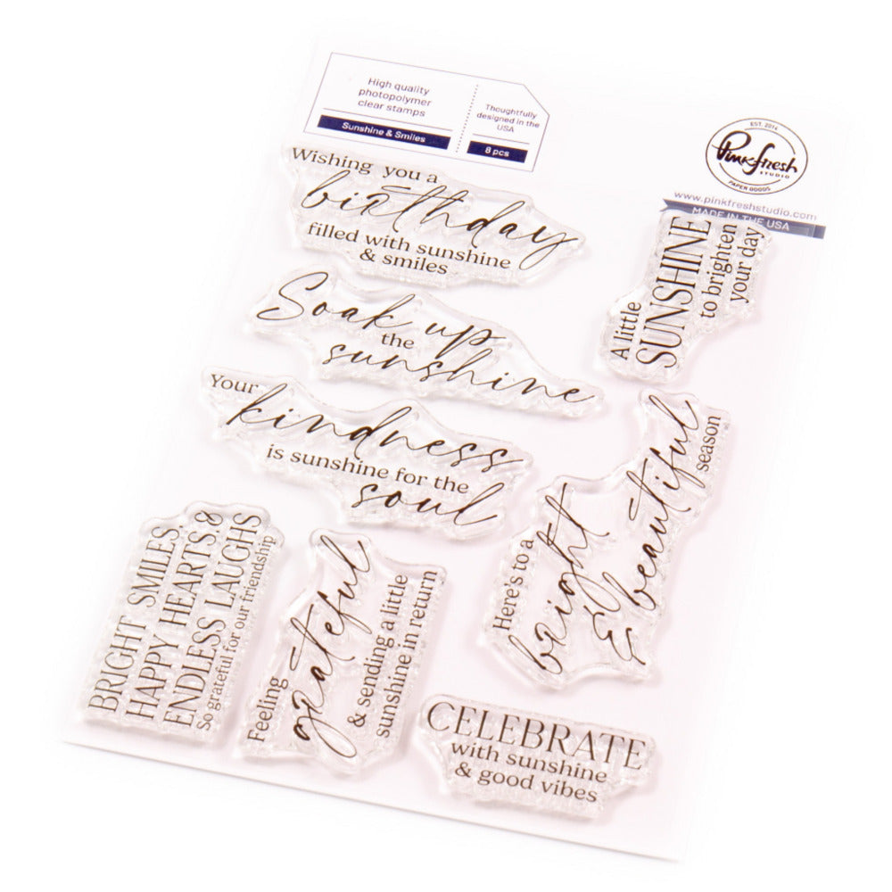 Pink Fresh; Sunshine & Smiles Stamps