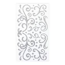 American Crafts; Bazzill, 12x12 Cardstock, Bling; Swirl Silver