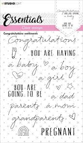 Studio Light, Essentials, Congratulations sentiments