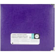 American Crafts, We R Memory Keepers, 12x12 Ring Binder, Grape Soda