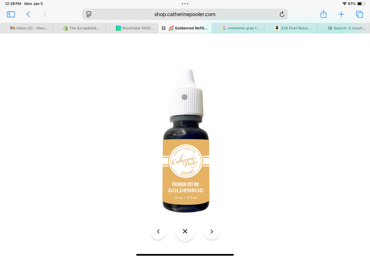 Catherine Pooler, Spa Collection, Goldenrod refill