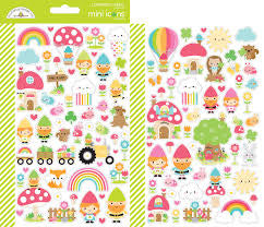 Doodlebug Design; mini icons; Over the rainbow