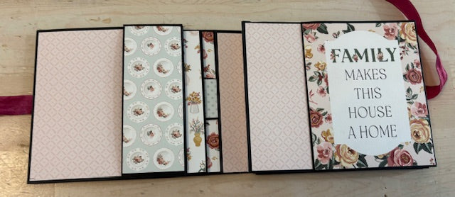 TSC, Virtual Kit, Feels Like Home 5x7 Folio Mini Book Kit