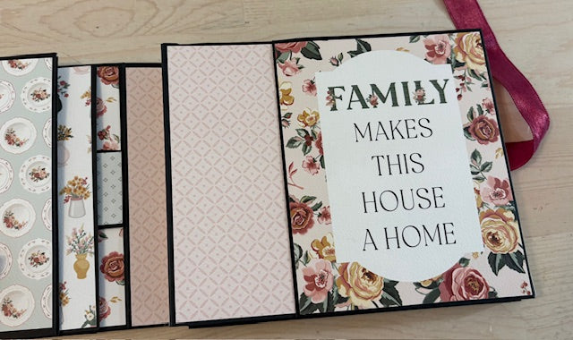 TSC, Virtual Kit, Feels Like Home 5x7 Folio Mini Book Kit