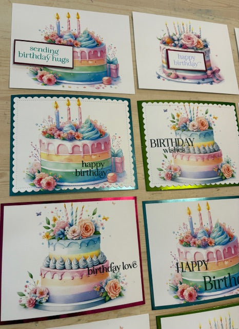 TSC, Happy Birthday Card Kit Birthday Cake