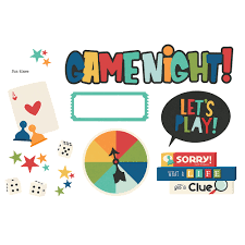 Simple Stories, Game Night Page Pieces