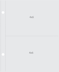 Simple Stories, Snap 6x8 Pocket Pages, 2-4x6 inserts