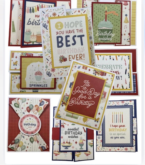 Marilyn Whatman, They Say it's Your Birthday Card Kit, 9 cards