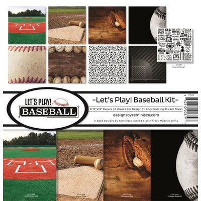 Reminisce, Let’s Play Baseball! Paper Pack