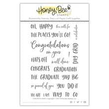 HoneyBee, Congrats Grad Stamp