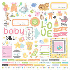 Photoplay, Hush Little Baby Girl Sticker Sheet