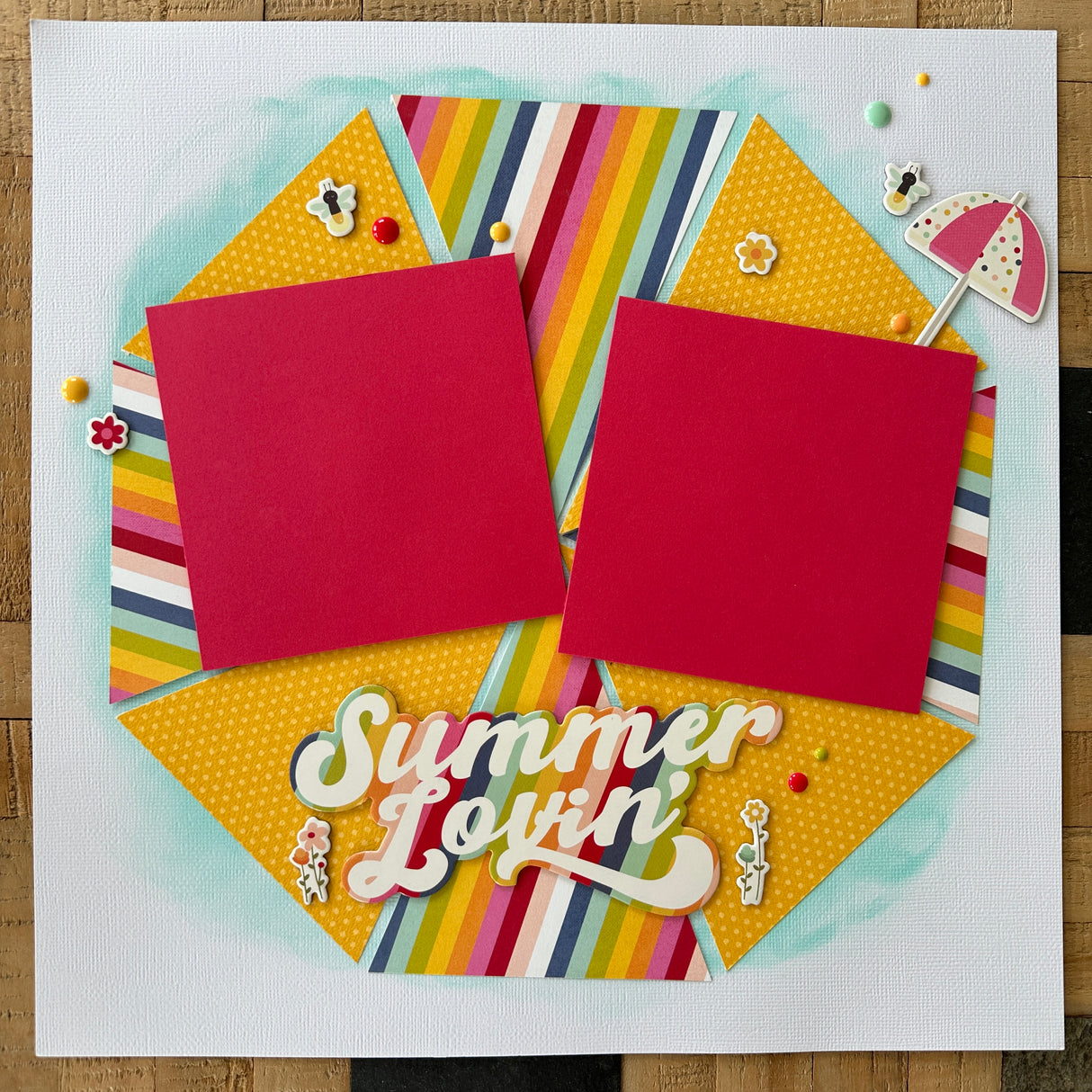 TSC, Summer Layout Kit- 2- 2 Pages