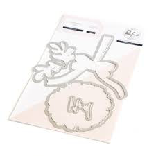 Pink Fresh Studio, Floral Bauble Set-3 pieces