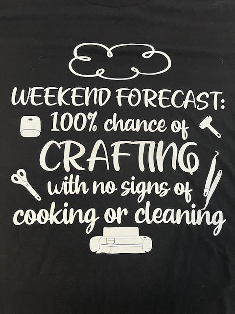 Creations by Mackland, Crafty TShirts, " Weekend Forecast..."