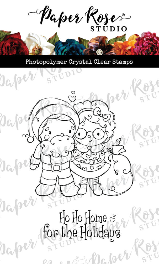Paper Rose; Mr. & Mrs. Santa Claus
