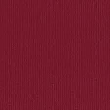 American Crafts, Bazzil, 12x12 Cardstock Blush Red Dark