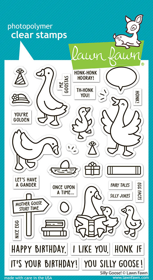 Lawn Fawn, Silly Goose Stamp & Die Set