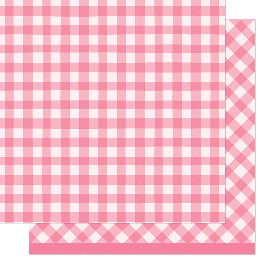 Lawn Fawn, Giddy for Gingham, Picnic Blanket Paper