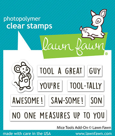 Lawn Fawn, Stamp & Die, Mice Tools Add-On Set